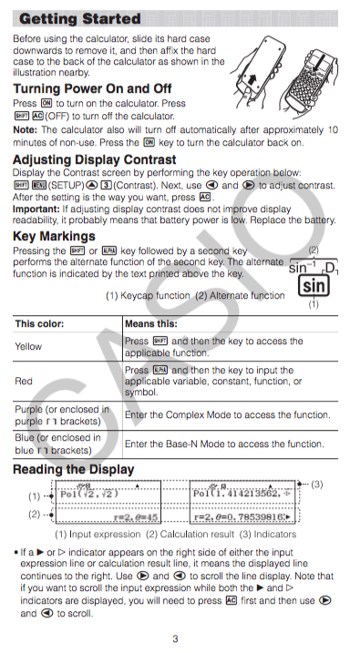 Casio Fx-991ex Manual